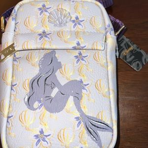New Ariel Little Mermaid Disney Buckle Down Crossbody sling bag purse NWT NICE